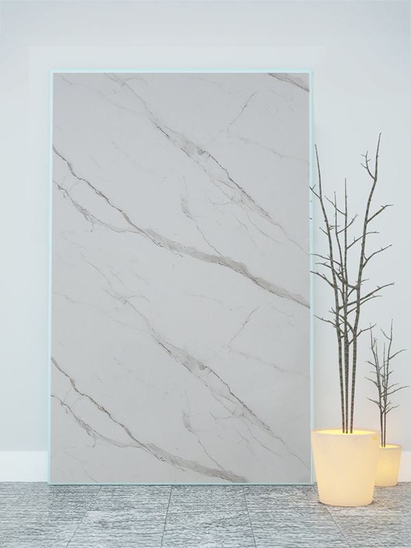 Placă decorativă din PVC - Calcatta White