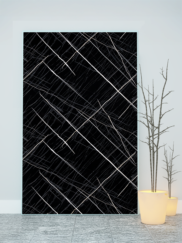 Placă decorativă din PVC - Sahara Black